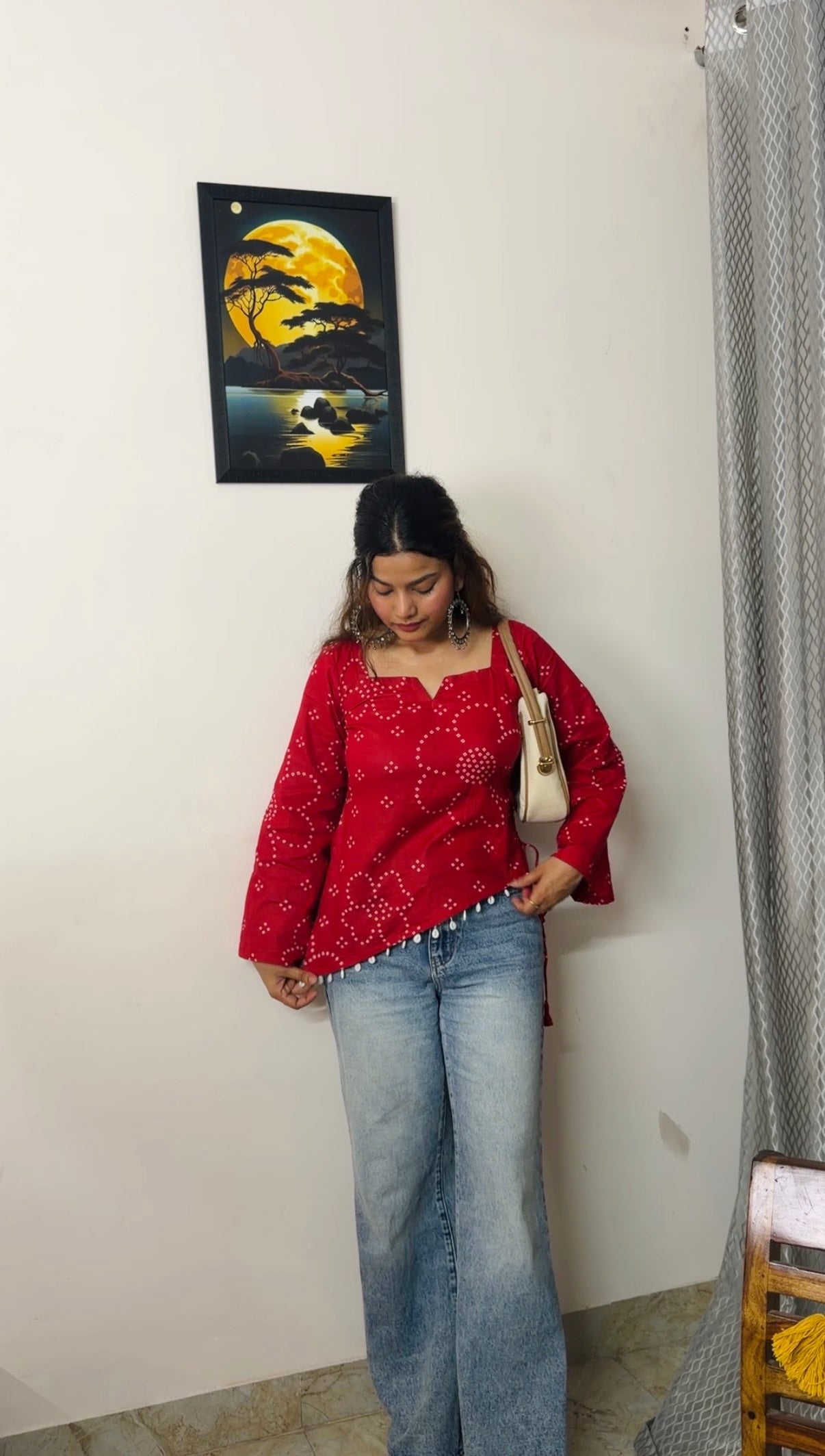 Laila Pure Cotton Short Kurti