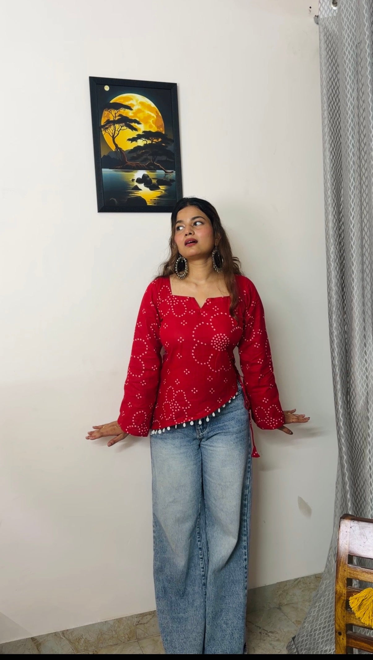 Laila Pure Cotton Short Kurti