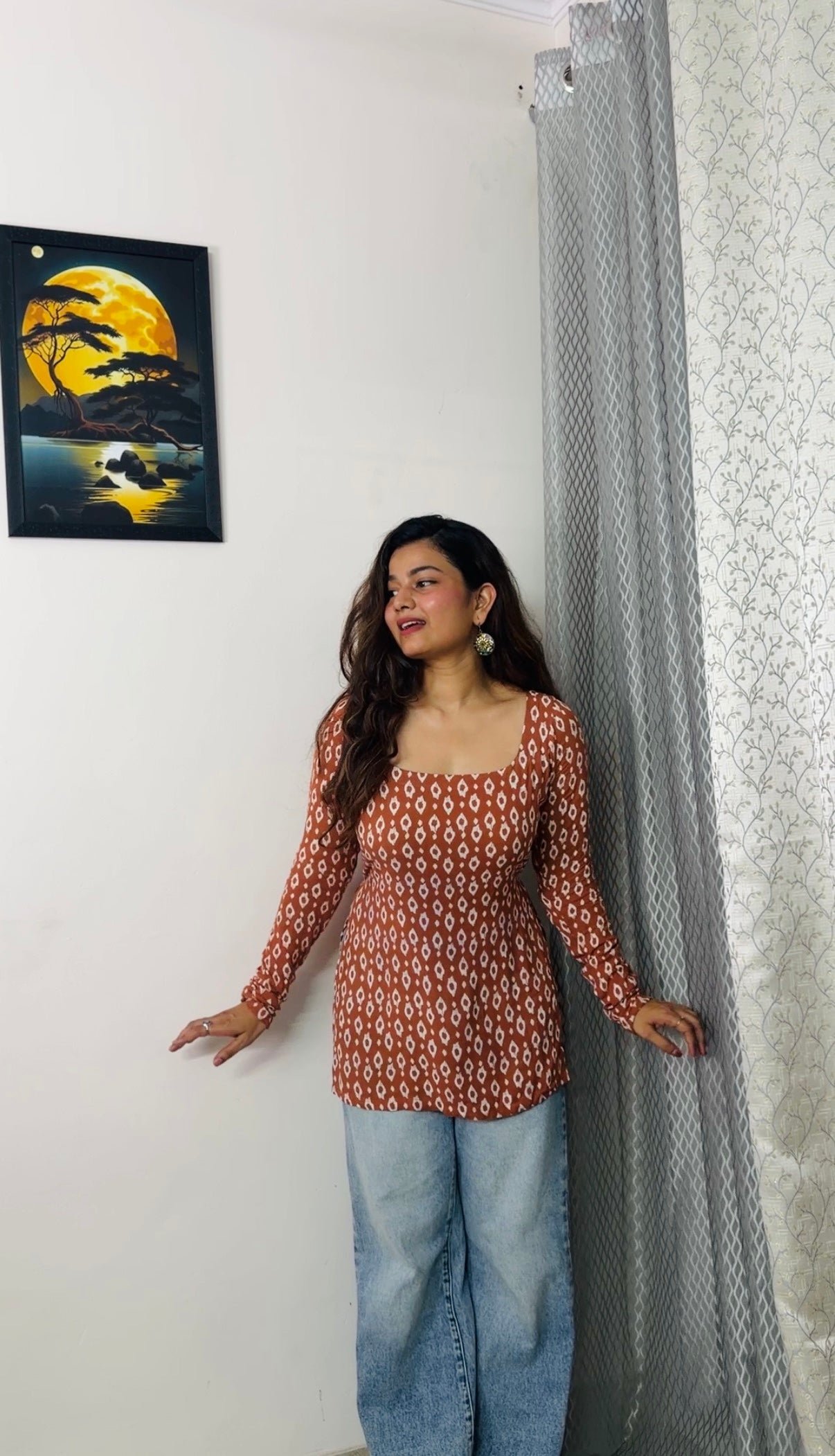 Daisy Rayon Short Kurti