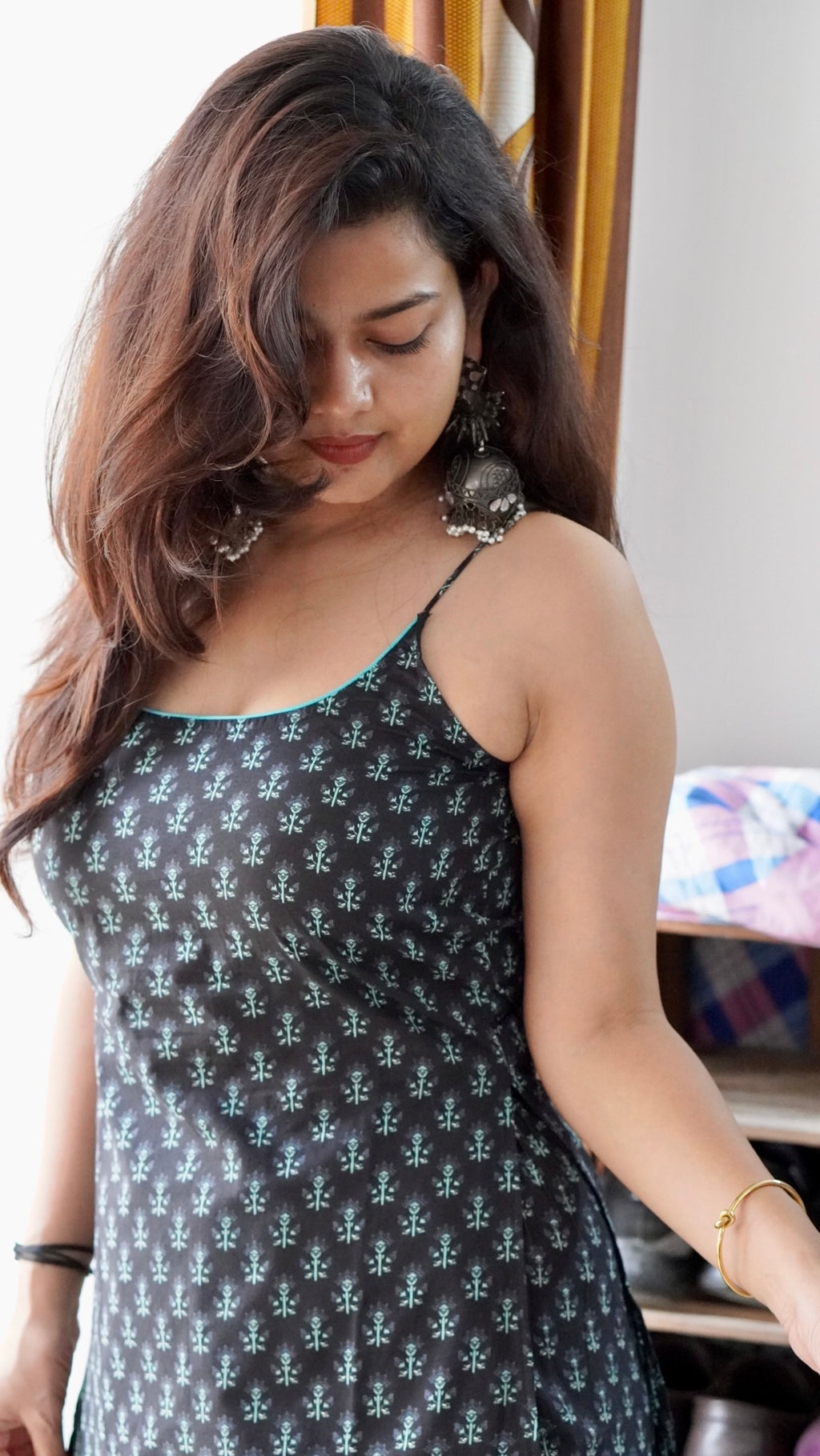 Black Plazo set